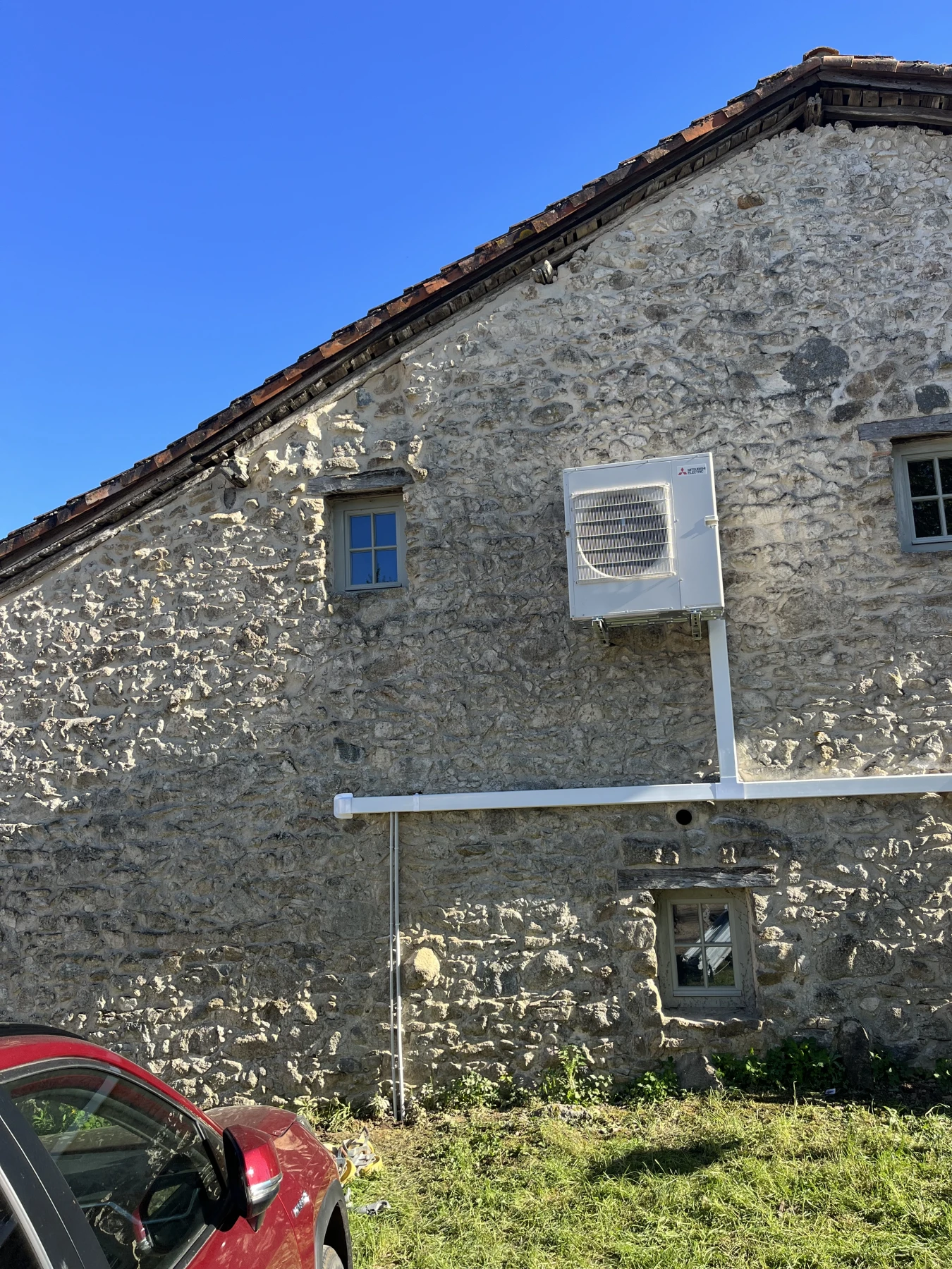 Installation de 2 climatisations bi split Mitsubishi Electric (24)